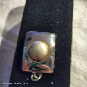 Silver and Gold Tone Pendant